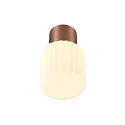 SLV Luminaire de plafond VARYT sans abat-jour E14 IP44, cuivre gradable