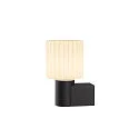 SLV Luminaire mural VARYT rond, sans abat-jour E14 IP44, noir gradable