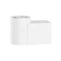 SLV Luminaire mural VARYT rond, sans abat-jour E14 IP44, blanche gradable