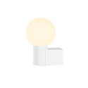 SLV Luminaire mural VARYT rond, sans abat-jour E14 IP44, blanche gradable