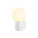 SLV Luminaire mural VARYT rond, sans abat-jour E14 IP44, blanche gradable