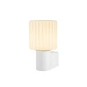 SLV Luminaire mural VARYT rond, sans abat-jour E14 IP44, blanche gradable