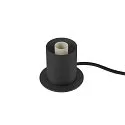 Lampe de table VARYT rond, sans abat-jour E14, noir gradable