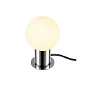 SLV table lamp VARYT round, without shade E14, chrome dimmable