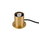 Lampe de table VARYT rond, sans abat-jour E14, laiton gradable