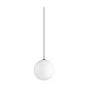 SLV Luminaire à suspension SUN 30 avec câble ouvert, en forme de boule E27 IP20, gradable
