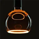 Lampe LED FLOATING GLOBE 150 - SMOKEY BLACK- PHASE G150 terne E27 6W 260lm 1900K 330° gradable