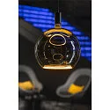 Segula Lampe LED FLOATING GLOBE 300 - SMOKEY BLACK- PHASE terne E27 8W 350lm 1900K 330° gradable