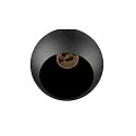 Luminaire suspendu triphasé LIGHT EYE® 90 Bas, en forme de boule GU10 IP20, noir mat gradable