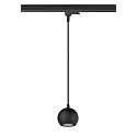 Luminaire suspendu triphasé LIGHT EYE® 90 Bas, en forme de boule GU10 IP20, noir mat gradable