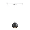 1- Luminaire à suspension monophasé LIGHT EYE® 150 GU10 IP20, noir gradable