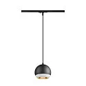 SLV 1- Luminaire à suspension monophasé LIGHT EYE® 150 GU10 IP20, noir gradable