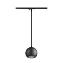 SLV 1- Luminaire à suspension monophasé LIGHT EYE® 150 GU10 IP20, noir gradable