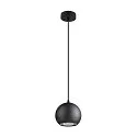 SLV Luminaire à suspension LIGHT EYE® 150 GU10 IP20, noir gradable