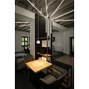 SLV Luminaire à suspension LIGHT EYE® 150 GU10 IP20, blanche gradable