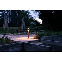 SLV outdoor floor lamp PHOTONI CYL POLE 75 cylindrical, impact resistant E27 IP65, rust dimmable