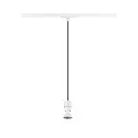 SLV 1- Luminaire à suspension monophasé PURI 2.0 BASIC GU10 IP20, blanche gradable