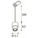 Luminaire suspendu triphasé PURI 2.0 BASIC GU10 IP20