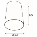 SLV Abat-jour PURI 2.0 - CONE conique, gris