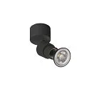 SLV Applique et plafonnier PURI 2.0 BASIC STANDARD standard, rond GU10 IP20, noir gradable