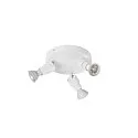 SLV Applique et plafonnier PURI 2.0 BASIC 3 flammes GU10 IP20, blanche gradable