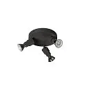 SLV Applique et plafonnier PURI 2.0 BASIC 3 flammes GU10 IP20, noir gradable