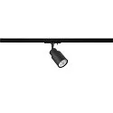SLV 1-phase spot PURI 2.0 - TUBE cylindrical, adjustable GU10 IP20, black dimmable