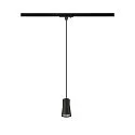 SLV 1- Luminaire à suspension monophasé PURI 2.0 - CONE conique GU10 IP20, noir gradable
