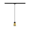 SLV 1- Luminaire à suspension monophasé PURI 2.0 - DOME semi-circulaire GU10 IP20, noir gradable