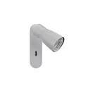 SLV Applique et plafonnier PURI 2.0 - DOME angulaire, avec interrupteur GU10 IP20, gris gradable