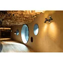 SLV Applique et plafonnier PURI 2.0 - CONE 4 flammes, langue GU10 IP20, noir gradable