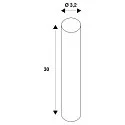 Segula Lampe LED SOFT TUBE T300 - PHASE clair E27 8W 400lm 1900K 330° CRI 90-100 gradable