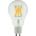 LED lamp A60 CROSSED FILAMENT - PHASE clear GU10 6,5W 650lm 2700K 330° CRI 90-100 dimmable