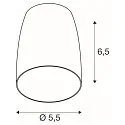 Abat-jour PURI 2.0 - DOME conique, aluminium