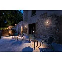 SLV outdoor wall luminaire RASTERLYS WL square, with diffuser, sea-air resistant, arched IP65, anthracite dimmable