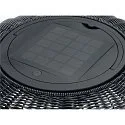 Lampadaire solaire ADEGAN IP65, noir gradable