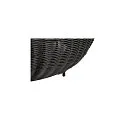 Lampadaire solaire ADEGAN FLAT IP65, noir gradable