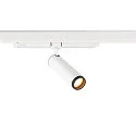 SLV Projecteur triphasé GRIP! M DALI DTW pivotant, contrôlable par DALI, Dim-To-Warm, UGR < 19 IP20, blanche gradable