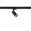 Projecteur triphasé GRIP! L GU10 cylindrique, réglable GU10 IP20, noir gradable