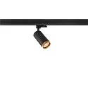 Projecteur triphasé GRIP! L GU10 cylindrique, réglable GU10 IP20, noir gradable