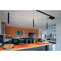 SLV pendant luminaire GRIP! S 48V DALI for VDU workstation, DALI controllable IP20, black dimmable