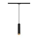 SLV 1- Luminaire à suspension monophasé GRIP! L GU10 GU10 IP20, noir gradable