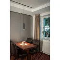 SLV 1- Luminaire à suspension monophasé GRIP! L GU10 GU10 IP20, noir gradable