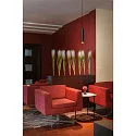 SLV 1- Luminaire à suspension monophasé GRIP! L GU10 GU10 IP20, noir gradable