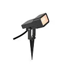 Lampe à piquet de terre SYNA WIDE angulaire, inclinable IP65, noir 
