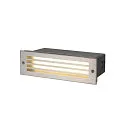 Eclairage d'extérieur encastré BRICK MESH rigide, commutable, câblé en continu IP65