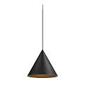 Luminaire à suspension MAGICO 38 E27 IP20, noir mat gradable