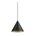 SLV Luminaire à suspension MAGICO 38 E27 IP20, noir mat gradable