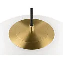 pendant luminaire SUN 40 round E27 IP20, gold dimmable