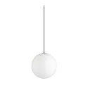 SLV Luminaire à suspension SUN 40 rond E27 IP20, noir gradable